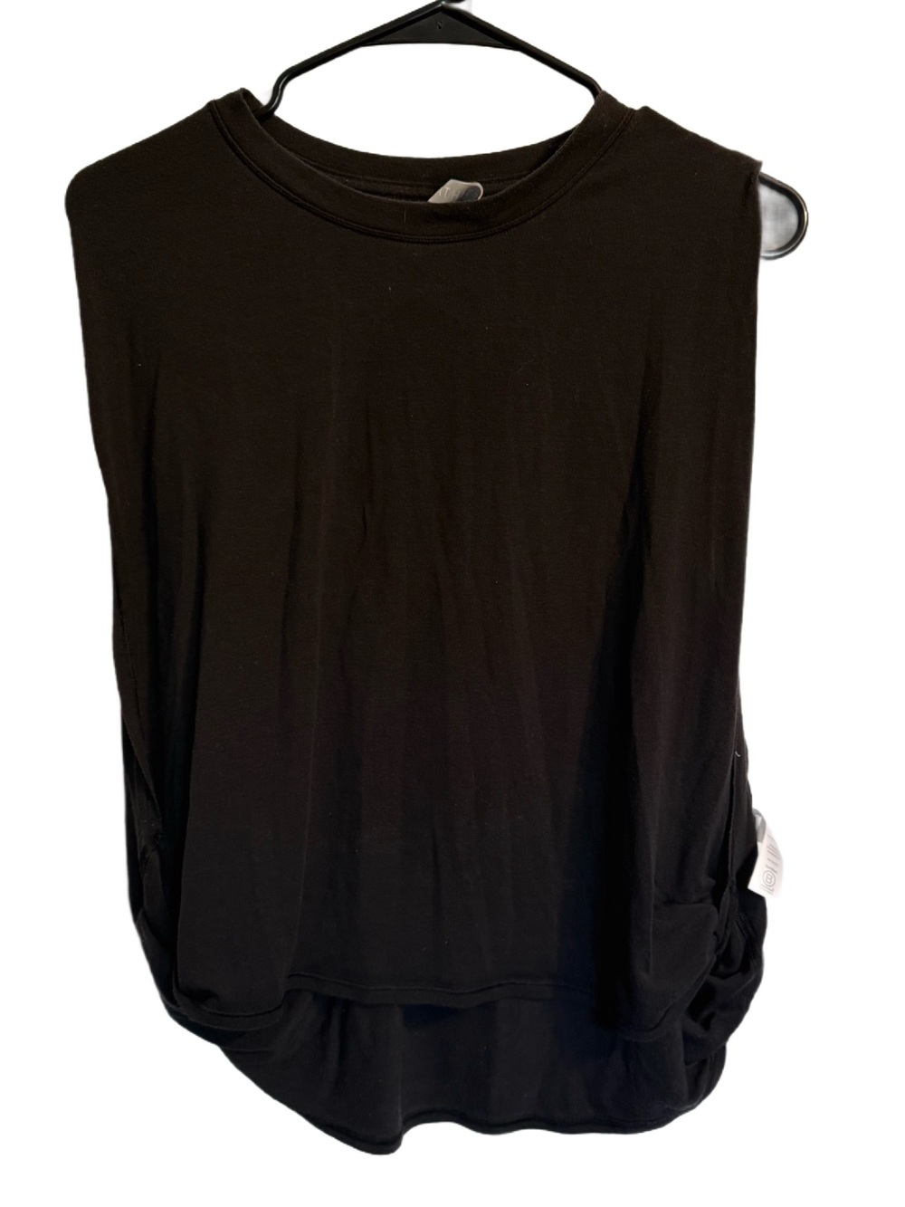 Athleta Athletic Muscle Twist Side Workout Tank Black Size M
